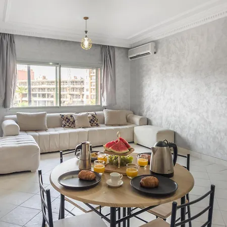 Gueliz Hypercentre 2Br Appartament - Couples And Friends Marrakesh Exterior photo